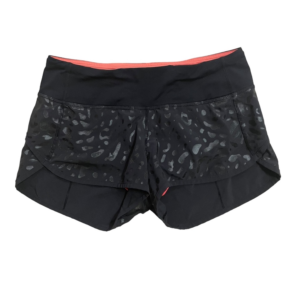 lululemon athletica Black and Gray Athletic Shorts